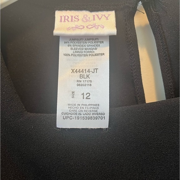 NWT Girl's Puff-Sleeve Jumpsuit - Picture 2 of 4